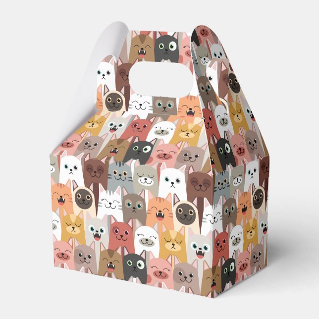 Niedliche Katzen - Gefälligkeitsbox Geschenkschachtel (Vorderseite)