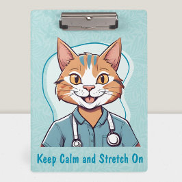 Niedliche Katzen Geschenke für Physiotherapeuten Ä Klemmbrett
