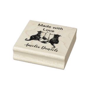 Niedliche Katzen Handmade by Gummistempel