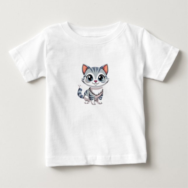 Niedliche Katzen & Kätzchen - Adorable Feline Comp Baby T-shirt (Vorderseite)