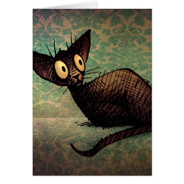 Niedliche Katzen-Liebhaber-orientalische schwarze (Vorne)