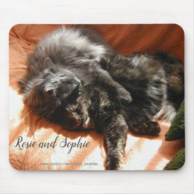 Niedliche Katzen Maus Pad Mousepad (Vorne)