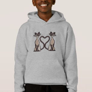 Niedliche Katzen mit sehr schönem Herzen Hoodie