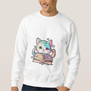 niedliche Katzen phantastisches Lesebuch Sweatshirt