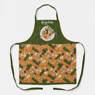 Niedliche Katzen Ramen Noddles Schürze