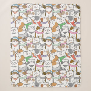 Niedliche Katzen Sherpa Blanket Sherpadecke