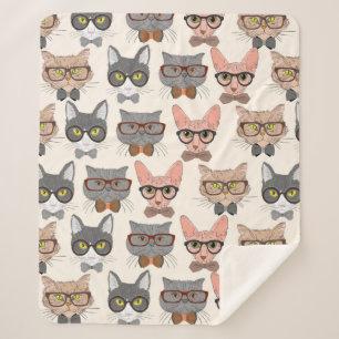 Niedliche Katzen Sherpadecke