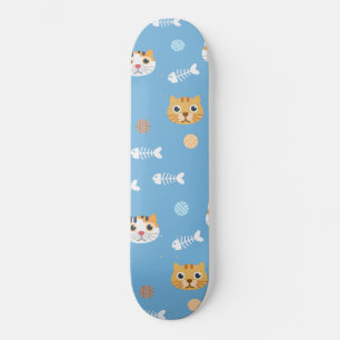 Niedliche Katzen Skateboard