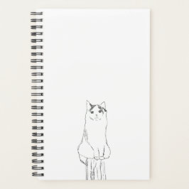 Niedliche Katzen Sketch Moderne Planer