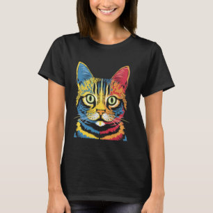 Niedliche Katzen Süße und bunte Kunst für Katzenli T-Shirt
