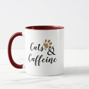 niedliche Katzen und Coffein Haustier Katze Tasse
