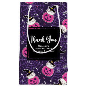 Niedliche Katzen und Kürbis Halloween-Muster Kleine Geschenktüte