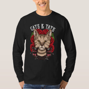 Niedliche Katzen und Taten in sonniger Tattoo bese T-Shirt