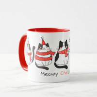 Niedliche Katzen Weihnachten