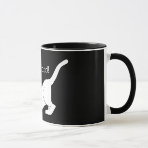 Niedliche katzenartige gute tasse