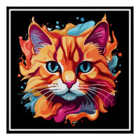 Niedliche Katzengesicht-87002