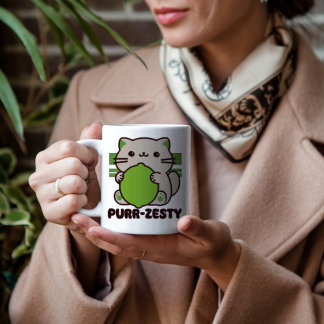 Niedliche Katzenhalterung Limon Kaffeetasse