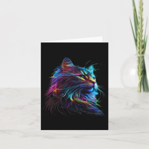Niedliche Katzenkatze Für Kittenliebhaber Kunst, K Karte