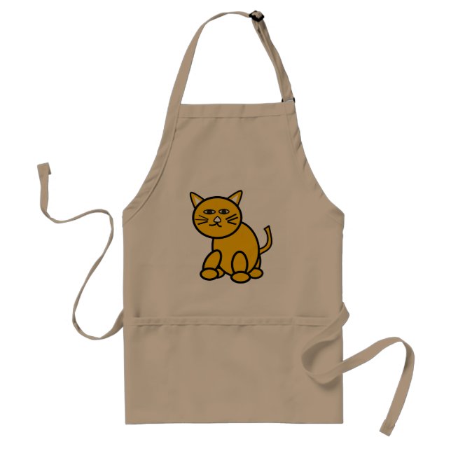 Niedliche Katzenküchen-Schürze Schürze (Vorne)