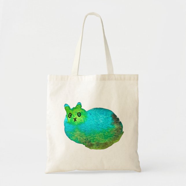 Niedliche Katzenkunstdarstellung Tragetasche (Vorne)
