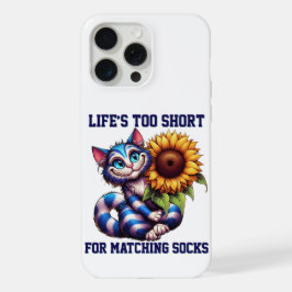 Niedliche Katzenlebensdauer zu Kurz für Matching S iPhone 15 Pro Max Hülle