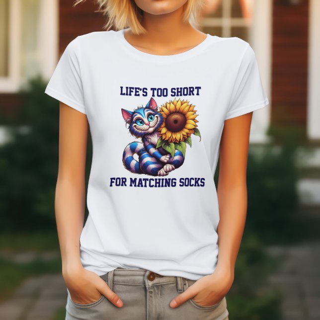 Niedliche Katzenlebensdauer zu Kurz für Matching S T-Shirt (Von Creator hochgeladen)