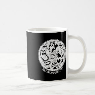 Niedliche Katzenleiden Bakterienmikrobiologie Kaffeetasse