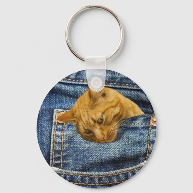 Niedliche Katzenliebhaber Sake-Geschenk Schlüsselanhänger (Vorderseite)