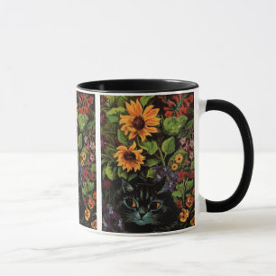Niedliche Katzenmalerei von Louis Wain Tasse