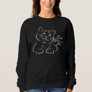 Niedliche KatzenMama Cool Katzenkatze Sweatshirt