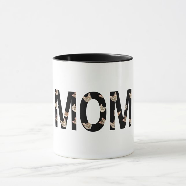 niedliche Katzenmutter-Kaffee-Tasse Tasse (Zentrum)