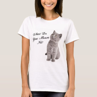 Niedliche Katzenoberseite T-Shirt