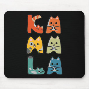 Niedliche Katzenschrift Positiv Mousepad
