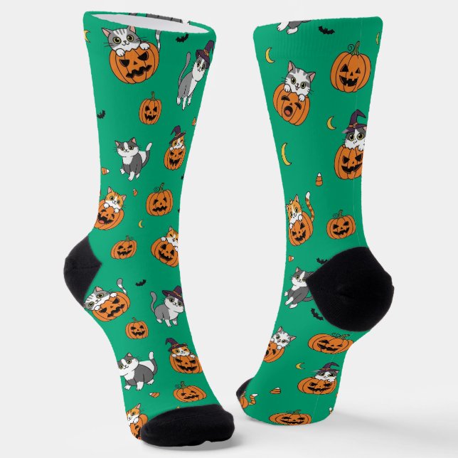 Niedliche Katzensocken Socken (Gewinkelt)