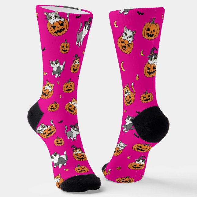 Niedliche Katzensocken Socken (Gewinkelt)