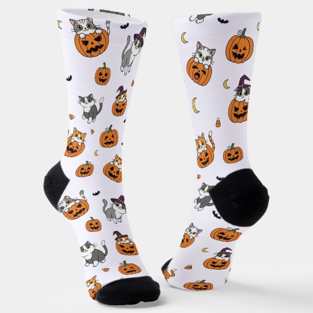 Niedliche Katzensocken Socken (Gewinkelt)