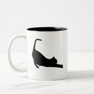 Niedliche Katzenstrecken Zweifarbige Tasse