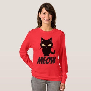 Niedliche KatzenT - Shirt, MEOW, Funny T-Shirt