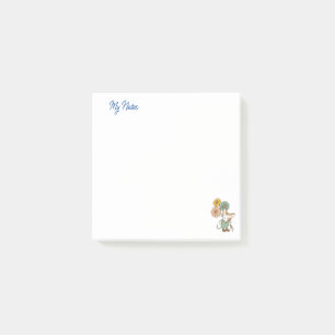 Niedliche Katzenzuchtbetriebe Blume personalisiert Post-it Klebezettel