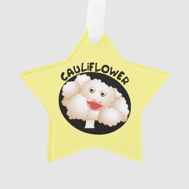Niedliche Kauliblume Ornament (Rückseite)