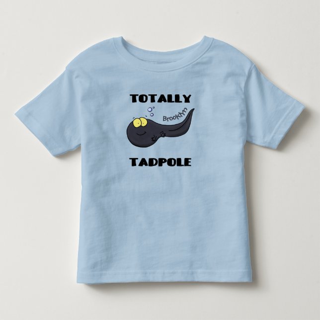 Niedliche Kaulquappen-Cartoon-Abbildung Kleinkind T-shirt (Vorderseite)
