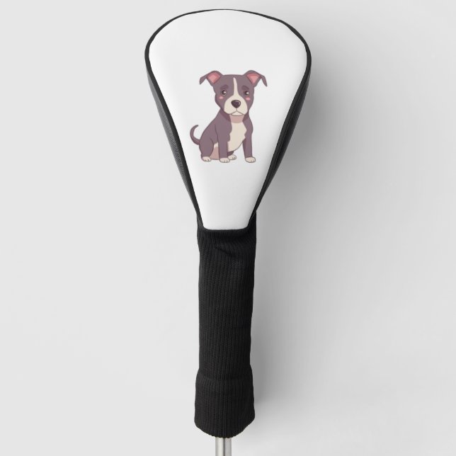 Niedliche Kawaii-Abbildung Golf Headcover (Vorderseite)