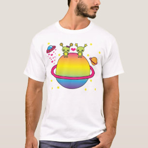 Niedliche Kawaii Außerirdische T-Shirt