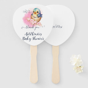 Niedliche Kawaii Egg Bird Elegante Floral Baby Dus Fächer
