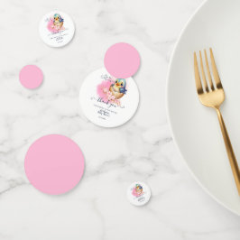 Niedliche Kawaii Egg Bird Elegante Floral Baby Dus Konfetti