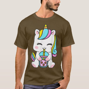 Niedliche Kawaii Einicorn Boba Bubble Tee Anime fo