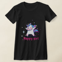 Niedliche Kawaii farbenfrohe Regenbogen Einhorn Ha