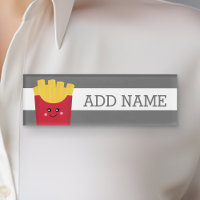 Niedliche Kawaii Fries mit Individuelle Name