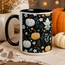 Niedliche Kawaii Halloween Fairy und Pastel Pumpki