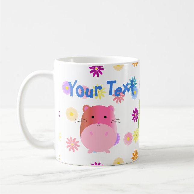 Niedliche Kawaii-Hamster Kaffeetasse (Links)